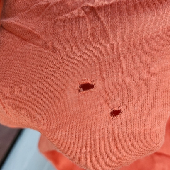 tresics-Orange- Cotton/Modal Dress- 3 tiers- Pullover- Size Large - Picture 6 of 7